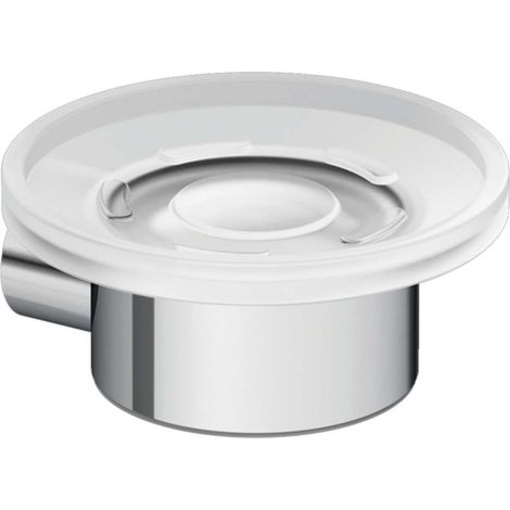 KLUDI-VELA R Jabonera - cristal transparente cromo, 5898505 (1/2)