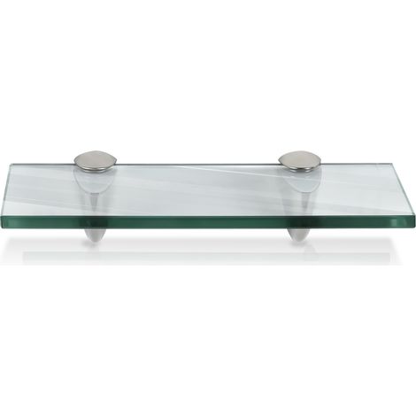 Jopassy Ripiano, Ripiano a parete, Ripiano in vetro, Contenitore in vetro Trasparente 30 x 10 cm (1/5)