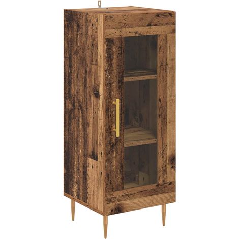 Maison Exclusive - Credenza Legno vecchio 34 x 34,5 x 90 cm Legno multistrato