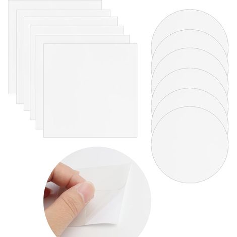 CCYKXA 12 transparente und wasserdichte TPU-Reparaturflicken – Reparaturaufkleber für Zelte, Luftmatratzen, Daunenjacken und Schwimmringe – vielseitige und langlebige Klebstoffe