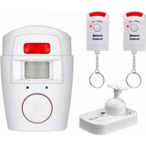 Alarme de porte télécommandée, alarme de fenêtre d'alarme de piscine, sirène infrarouge 105 dB pour la sécurité à domicile