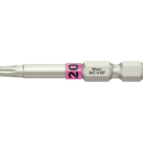 Wera - 05060508001 - Inserti con funzione di ritegno, 867/4 TORX® HF Inserti con funzione di ritegno, TX 20 x 50 mm (1/5)
