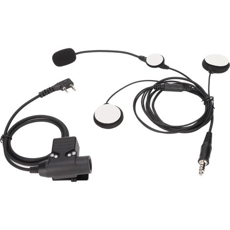 U94 PTT 7,1-mm-Stereo-Motorrad-Headset mit Geräuschunterdrückung und Clip für Kenwood TK3107 (1/5)