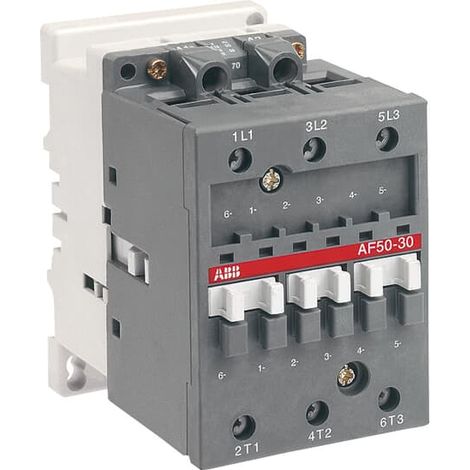 Contacteur ABB série 1SBL35, 3 pôles , 3 fonctions NO, 50 A, 20 60 V c.c., 22 kW ( Prix pour 1 )