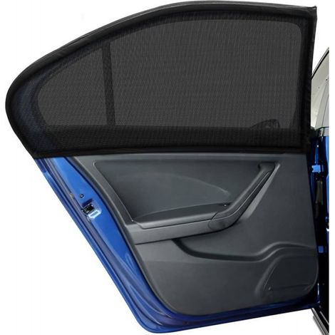 4Pièces Pare-Soleil Voiture Bébé, pour fenêtre latérale de Voiture, Anti-moustiquaire pour bébé, Protection pour Enfants