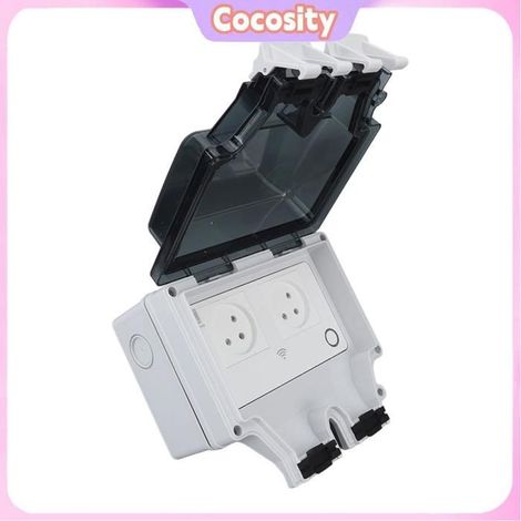 Prise extérieure WiFi - COCOSITY - Prise extérieure WiFi IP66 - Étanche IP66 - Contrôle WiFi - Compatible commande vocale (1/5)