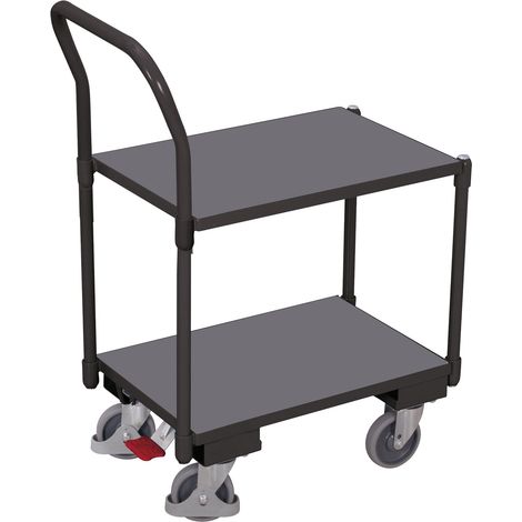 Cordes Euro-System-Roller mit 2 Ladeflächen Schiebebügel RAL 7016 (1/4)