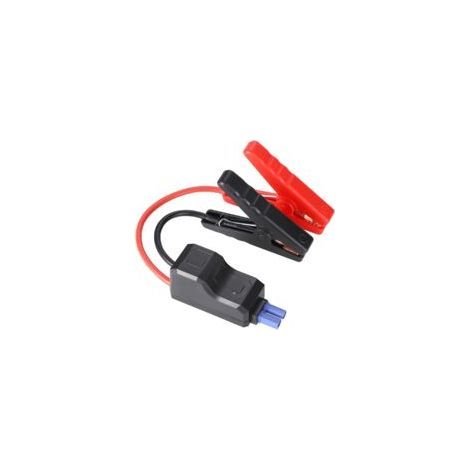 Convient aux démarreurs de secours portables intelligents pour voitures Lntyq (pack de 1), pinces crocodiles de remplacement pour démarreur de voiture portable 12 V. (1/2)