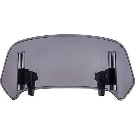 Extension de pare-brise de moto, déflecteur d\'air réglable transparent déflecteur d\'air à clipser pour la plupart des motos et scooters Gris One