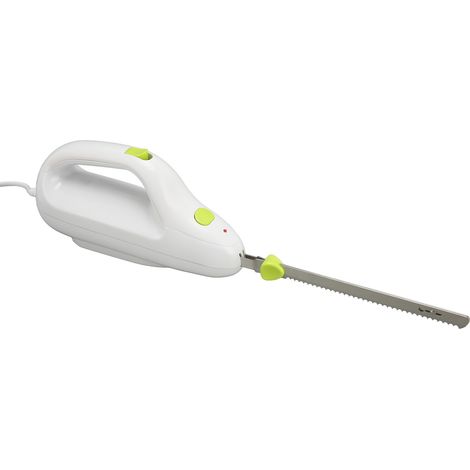Couteau électrique dentelé pour trancher la viande, couteau automatique pour trancher la viande congelée, le pain, les légumes et les fruits, prise européenne 220-240 V (1/5)