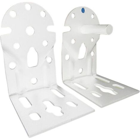 Micel Supporto angolato bianco per fissaggio esterno (1/3)