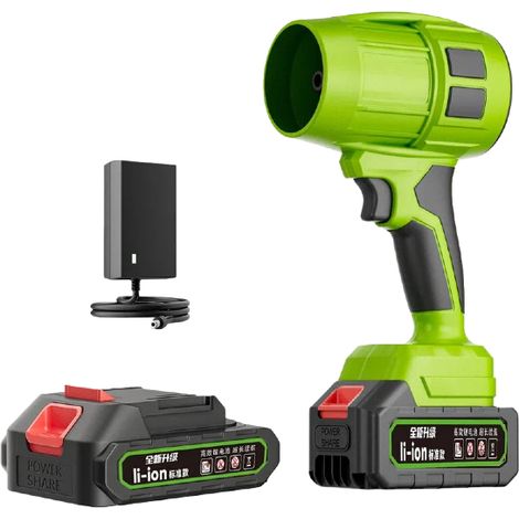 Souffleur Aspirateur à Batterie Sans Fil, Ultra Puissant 2.0, 6000mAhSouffleur de Feuilles Électrique, Comprend 1 Piles + Mallette (1 Pc + 1 Pc Batterie) (1/5)