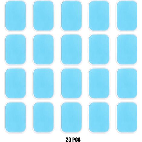 Austauschbare Hydrogel-Pads für EMS-Muskelstimulator, Bauchmassagegerät zum Training und zur Bauchmuskelformung 05021-AquaForge