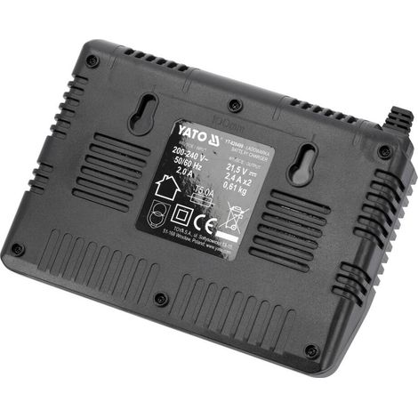 Chargeur double 18 V 2,2 A