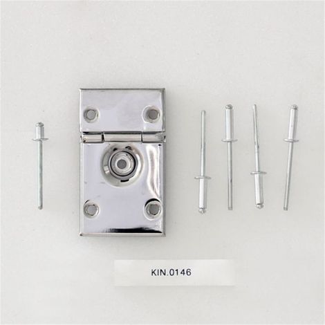 Charnière GT LINE pour valises REVO et REVO WHEELS avec 5 rivets inclus.