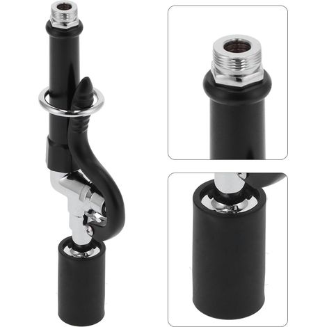 Hochdruck-Wasserhahn-Sprühkopf-Set für Gastronomie und Gewerbe, schwarz (1/5)