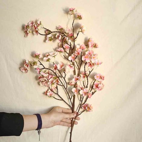 Guirlande Fleur Artificielle - Pêche - Soie et Plastique - 97 cm - Décoration Intérieure Mariage Fête Maison - 1 Pièce (1/2)