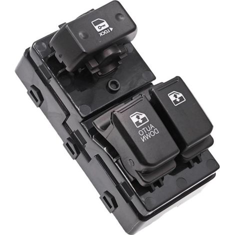 93571-4H110 Interrupteur de commande de lève-vitre électrique, convient aux modèles Hyundai et Kia fabriqués entre 2007 et 2016, commande la montée et la descente de la vitre électrique, interrupteur (1/4)