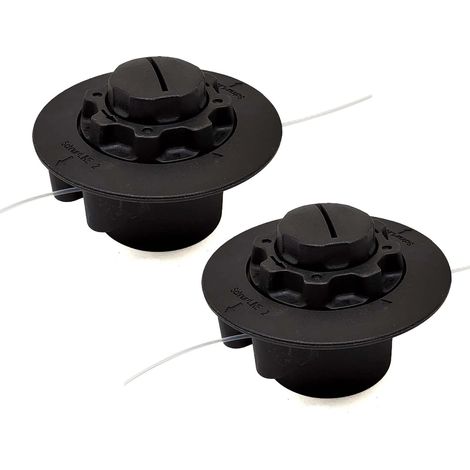 Set mit 2 Trimmerköpfen und Fadenspulen für Stihl AUTOCUT C6-2, C5-2, 5-2 für VIKING TE600 TE700 TE1000 FS38 FS40 FS45 FS50 FSE60 FSE81 4006 710 2105/4006 7105/44 006 7006 10 2126