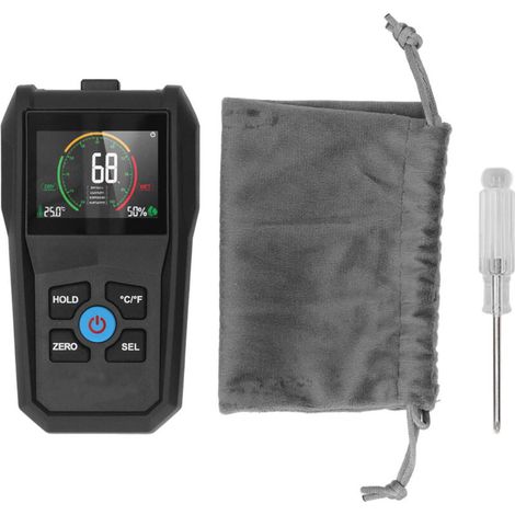 Non-contact moisture meter, digital LCD screen, 4-in-1 moisture detector, for wood (1/5)