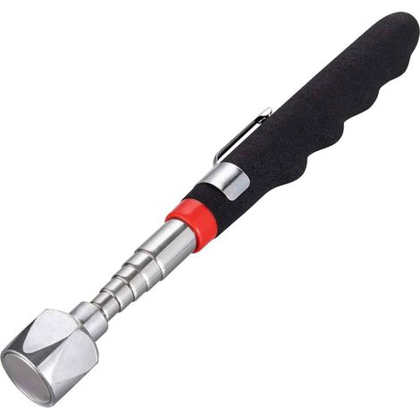 1 pince magnétique télescopique, 80 cm déployé, aimant néodyme, capacité 7,2 kg, pour atelier automobile et bricolage (1/5)
