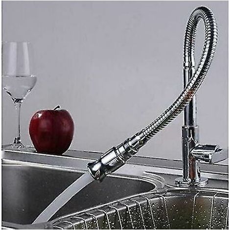 Robinet De Cuisine Extérieure - Collier Flexible 360° Pour Évier Portable - Robinet De Jardin Bar Extérieur Lavage - 1 Pièce