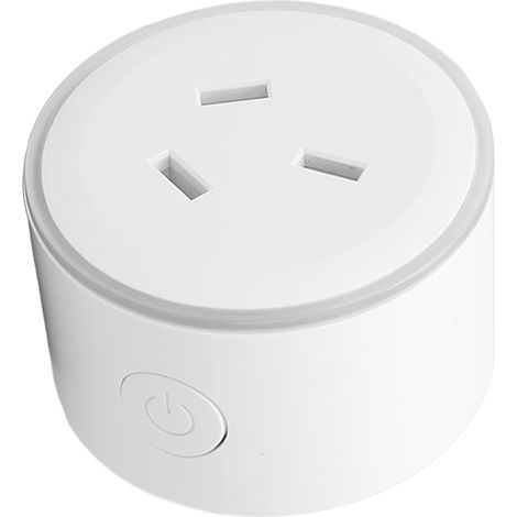 Prise connectée WiFi LED avec minuterie, coque ABS, commande à distance, fiche intelligente pour maison, prise AU 100-240V