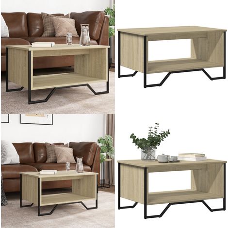 vidaXL Couchtisch Sonoma-Eiche 75x51x40 cm Holzwerkstoff (1/5)