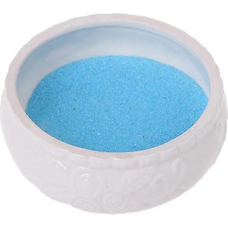 1 paquet de sable bleu pour décoration de micro-paysage, fête en forme de sablier (1/4)