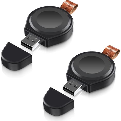 Chargeur sans fil USB portable pour Apple Watch, chargeur de voyage léger avec charge magnétique rapide pour Apple Watch Series 7, 6, 5, 4, 3, 2, 1 et SE (1/5)