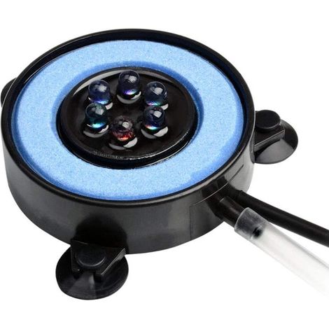 Lampe À Bulles Pour Aquarium - 6 LED Changeant Automatiquement De Couleur - Éclairage Décoratif Sous-Marin Avec Bulles D'air - 1 Pièce (1/5)