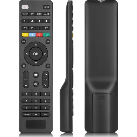 Universal remote control for Samsung, Hisense, LG, TCL, Philips, Sony, Insignia, Toshiba and other brand smart TVs (compatible with DVD/Blu-ray players and soundbars)