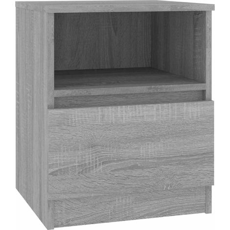 Maison Exclusive - Comodino Grigio Sonoma 40x40x50 cm in Legno Multistrato (1/5)