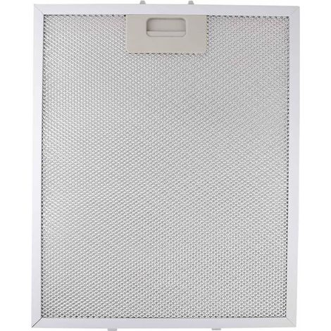 Lot de 2 filtres à graisse en métal pour hotte aspirante - 340 x 280 x 9 mm - Argenté (1/4)