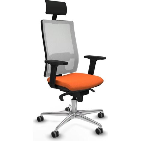 Piqueras y Crespo 2D086G1 Chaise de Bureau Orange Ergonomique