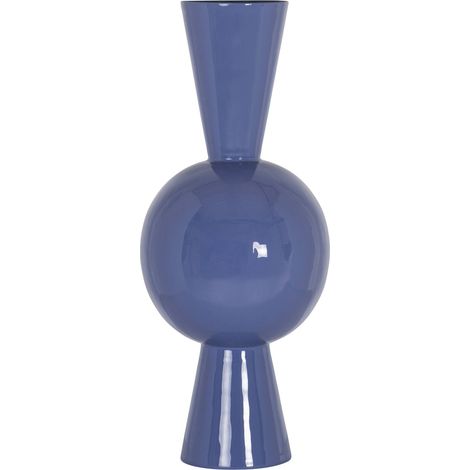 Vase design very peri silhouette ludique décorative moderne - bleu very peri pantone 17 3938 (1/3)