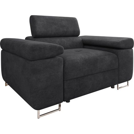 Fauteuil Comfivo Vinetum, Margo 227.09, 70x134x102cm, Tissu, Pieds: Métal, Plastique, 0 (1/5)