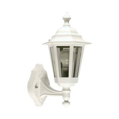 NIZA Applique Mur Ext. IP43 IK02 blanc E27 60W max. Lpe non incl. ARIC 1934 (1/3)
