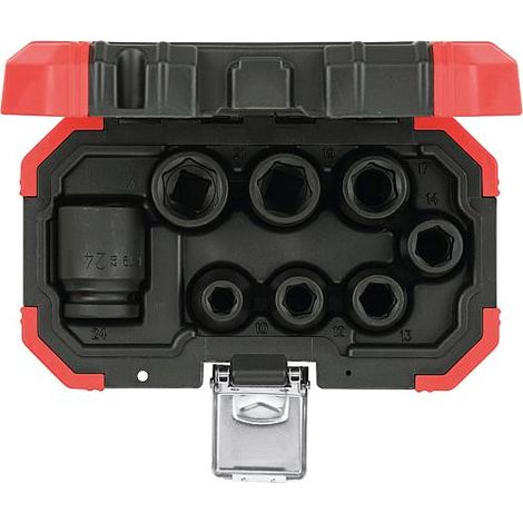 Douille impact GEDORE red 8 pieces 1/2" (1/4)