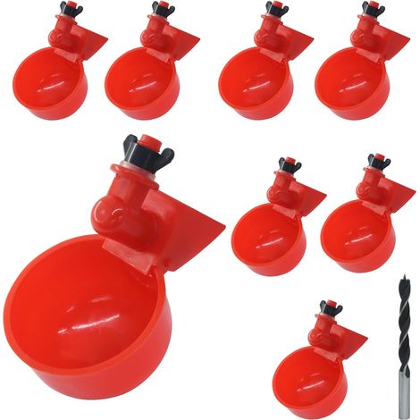 Kit abreuvoir automatique volaille 6 pièces – Nipple 9 mm pour poules, poulets, canards. Système distribution eau pour élevage. (1/5)