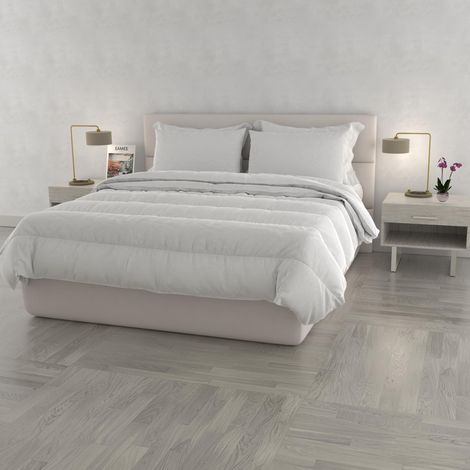 PRESTIGE Piumino 4 stagioni Made in Italy, Bianco, 250x200cm (1/5)