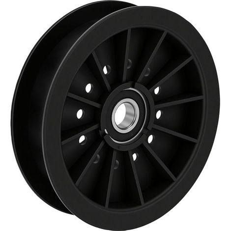 Poulie de renvoi plate pour tondeuse à gazon Hustler 784504 - Installation facile - Roue de remplacement résistante à l'usure 109-0977 (1/5)