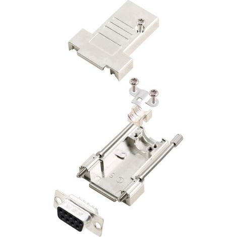 encitech DTSL09-T-JSRG+DMS-K 6355-0040-31 D-SUB Buchsenleisten-Set 180 ° Polzahl: 9 Lötkelch 1 Set
