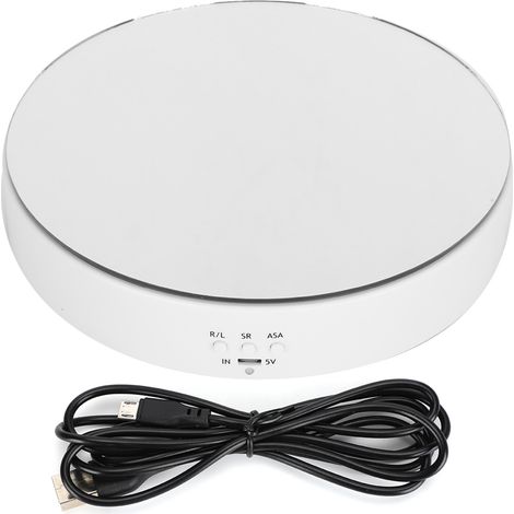 Support rotatif 2 vitesses, 10kg, plateau tournant bidirectionnel pour bijoux et téléphone (1/5)
