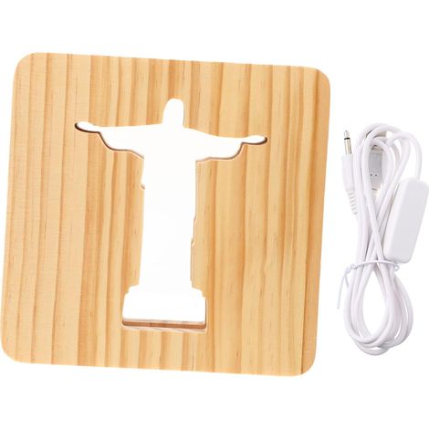 Veilleuse USB de Gravée Lampe Chevet Chaleureuse pour (1/5)