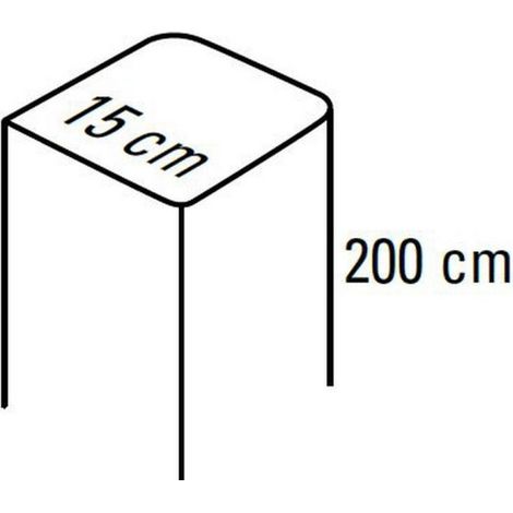 S2500i - poteau en aluminium l15xh200cm. ral a choisir. - FAAC 170POAP20ral