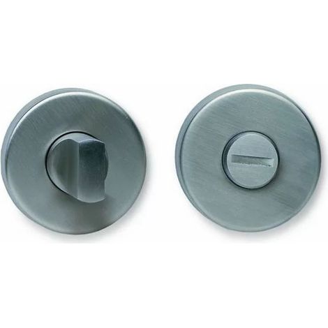 Normbau WC5V 19 - Pair of matt stainless steel rosettes - 3050667026