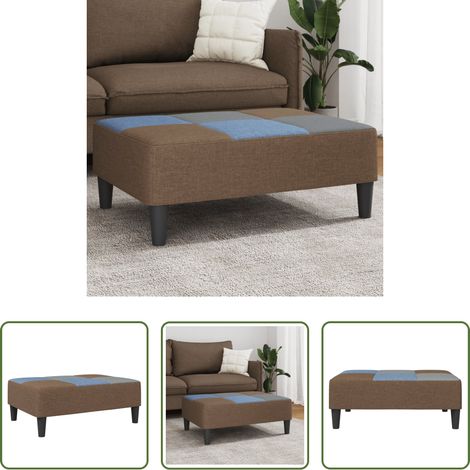 Repose-pied - Repose-pied patchwork 77x55x31 cm tissu (1/5)