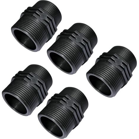 5 x Manchon PP 1''x1'' - Raccords à compression pour filetage (1/5)