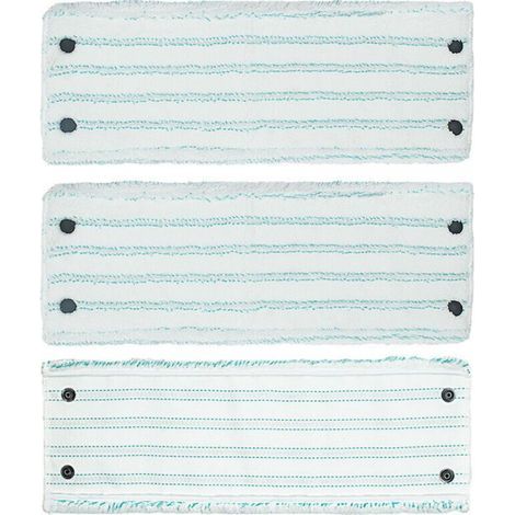 BUNTHAUS Balais Serpillères de Rechange, Serpillères en Microfibre pour Leifheit Clean Twist M Micro Duo Têtes de Recharge de Vadrouille Chiffon 3 Pièces (1/5)